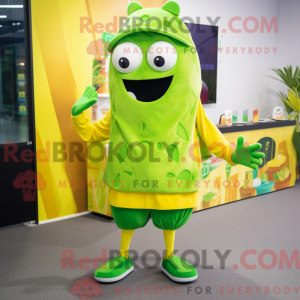 Lime Green Tacos maskot...