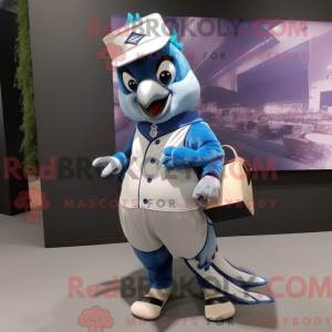 White Blue Jay mascot...