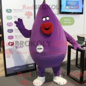 Postava maskota Purple Pear...