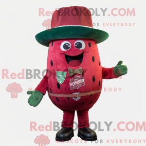 Maroon Watermelon mascot...