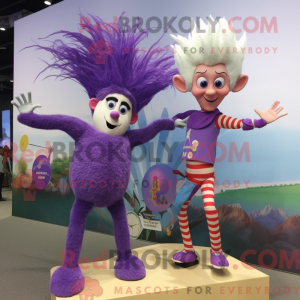 Lavendel akrobat maskot...