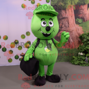 Forest Green Grape mascot...