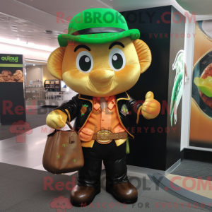 Peach Pot Of Gold mascot...