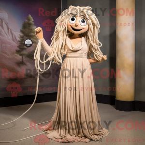 Tan Spaghetti maskotka...