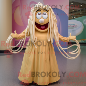 Tan Spaghetti maskotka...