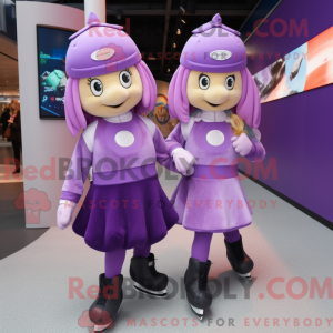 Purple Pair Of Ice Skates...
