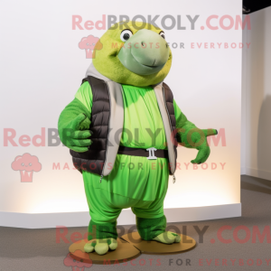 Limegrønn...