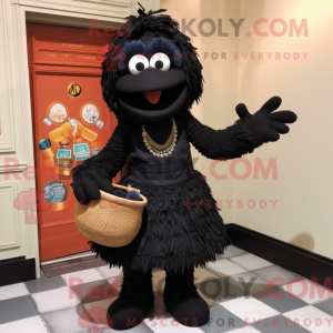 Personaggio mascotte nero...