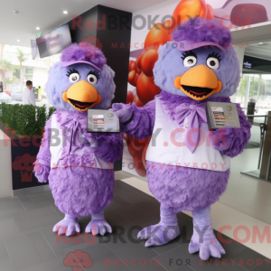 Lilla Fried Chicken maskot...