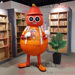 Figura de granatmaskotdrakt...