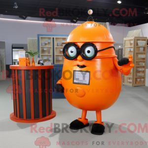 Orange Grenade mascot...