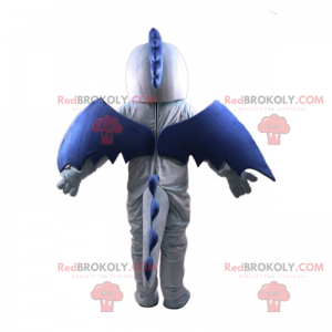 Mascotte drago blu e giallo - Redbrokoly.com