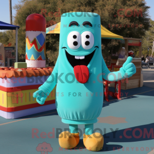 Turkis Hot Dog maskot...