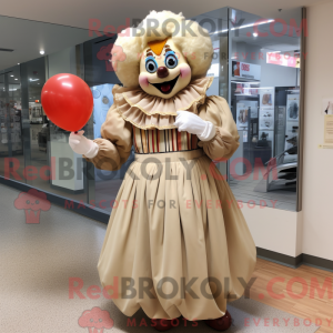 Costume mascotte de clown...