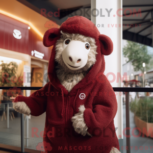 Maroon Merino Sheep...