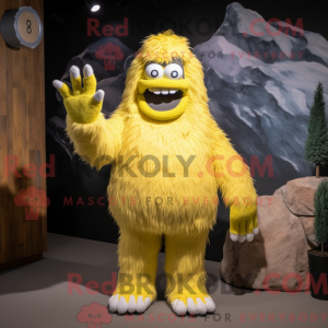 Costume de mascotte de yéti...
