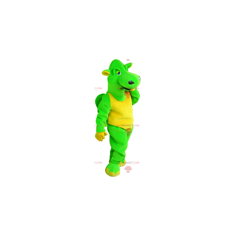 Green dragon mascot - Redbrokoly.com