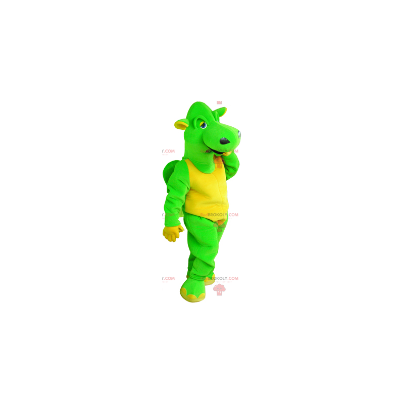 Mascote dragão verde - Redbrokoly.com