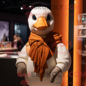Rust Swan maskot drakt...