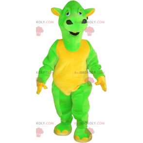 Grøn drage maskot - Redbrokoly.com