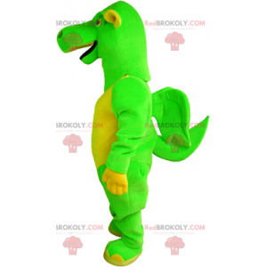 Grønn drage maskot - Redbrokoly.com