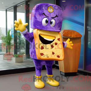 Postava maskota Purple...