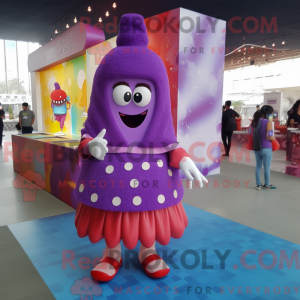 Postava maskota Purple...