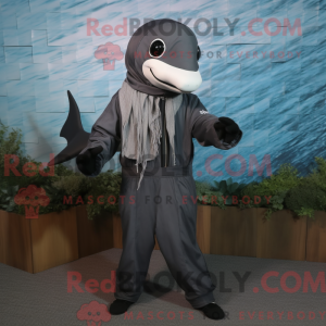 Gray Killer Whale mascot...