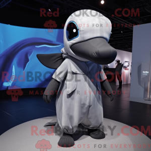 Gray Killer Whale mascot...