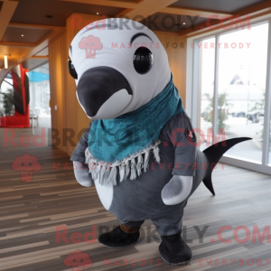 Gray Killer Whale mascot...