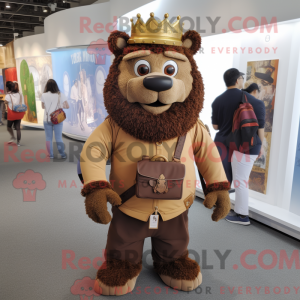 Disfraz de mascota Brown...