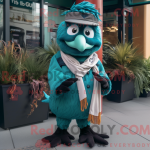 Maskotkostymekarakt Teal...