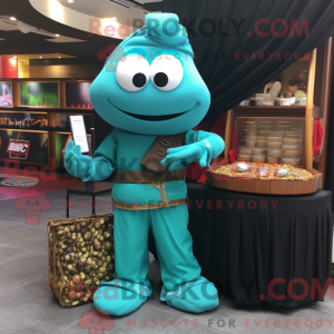 Turquoise Pad Thai mascot...
