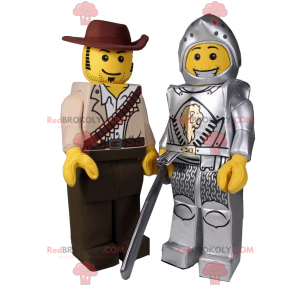 Lego figur maskot - Knight - Redbrokoly.com