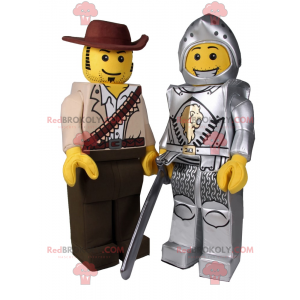 Statuetta mascotte Lego - Cavaliere - Redbrokoly.com