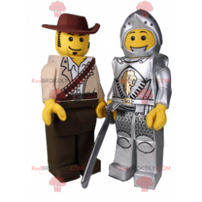 Lego figurmaskot - riddare - Redbrokoly.com