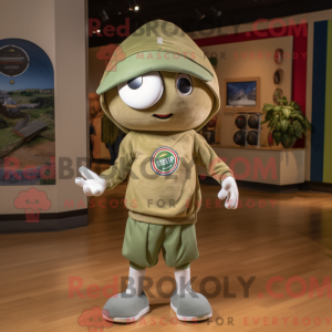 Olive Gyro mascot costume...