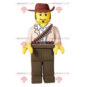 Lego minifigure mascot - Indiana Jones - Redbrokoly.com