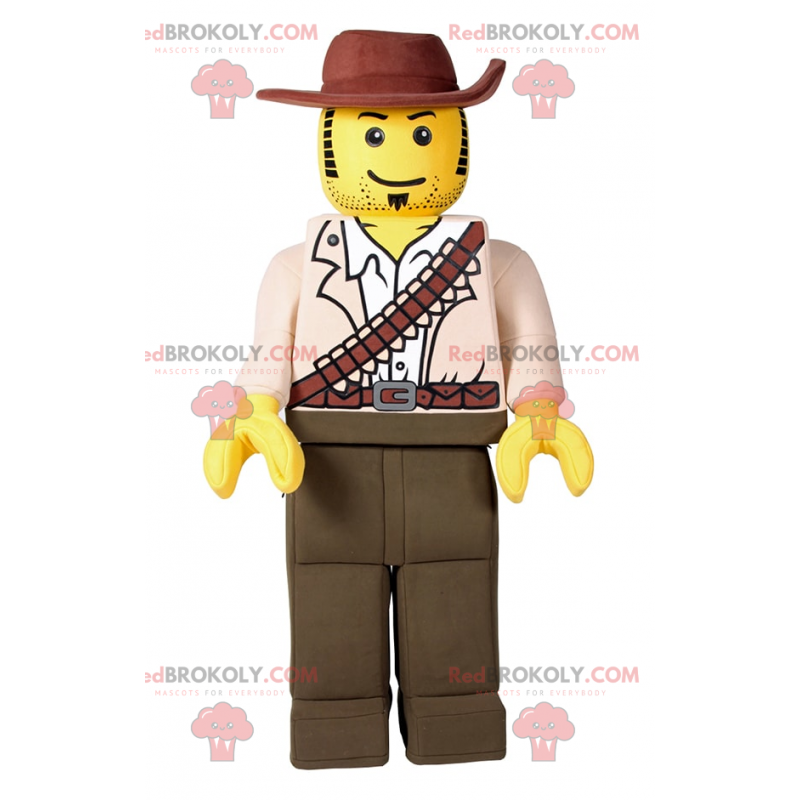 Lego minifigure mascot - Indiana Jones - Redbrokoly.com