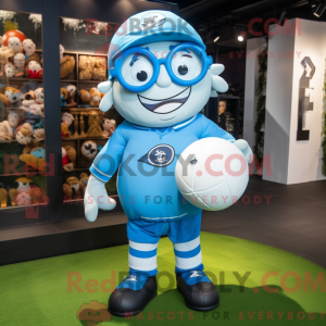 Sky Blue Rugby Ball...