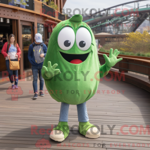 Green Oyster mascot costume...