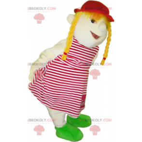 Mascotte della bambina con le trapunte - Redbrokoly.com