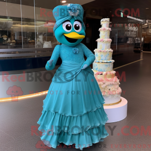 Blågrön Wedding Cake...