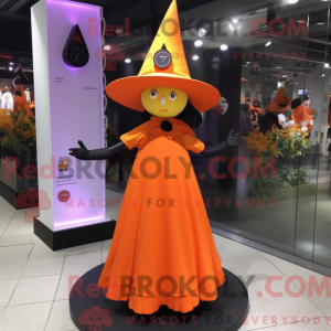 Máscara de chapéu Orange...