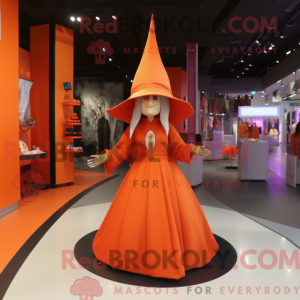 Oranje Heksenhoed mascotte...