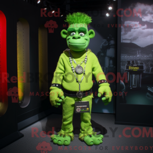 Limegrønn Frankenstein...