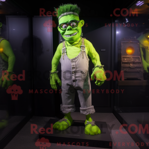 Limegrønn Frankenstein...
