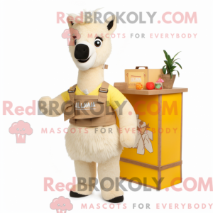 Disfraz de mascota Llama...