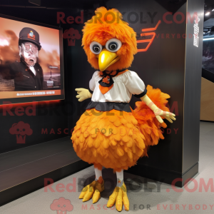 Postava maskota Orange...