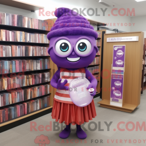 Lilla Candy maskot kostume...
